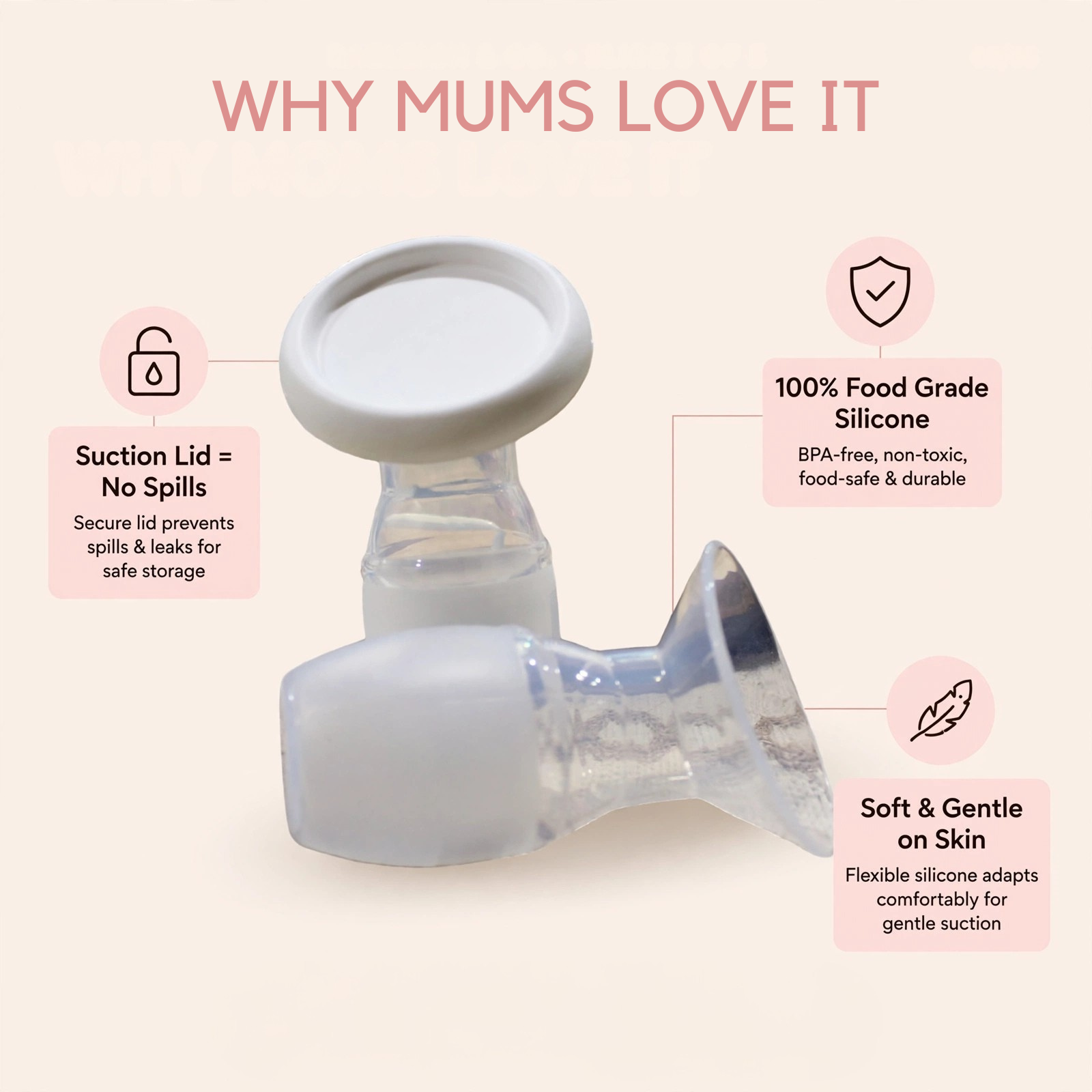 Silicone Manual Breast Pump