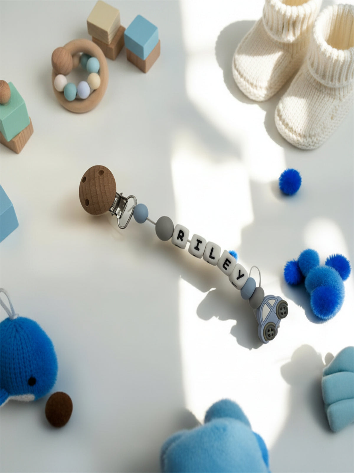 Personalised Keepsake Dummy Clip