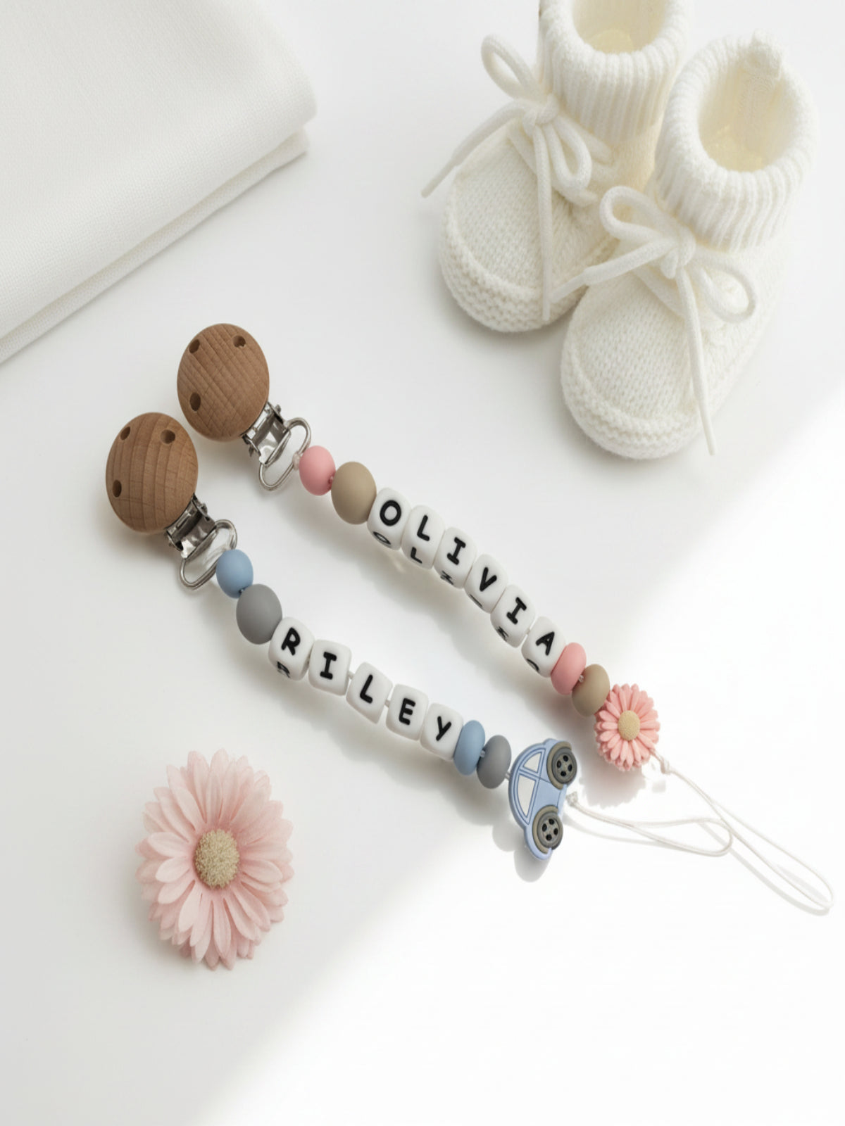Personalised Keepsake Dummy Clip