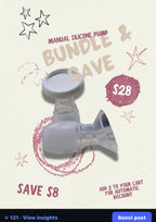 Silicone Manual Breast Pump