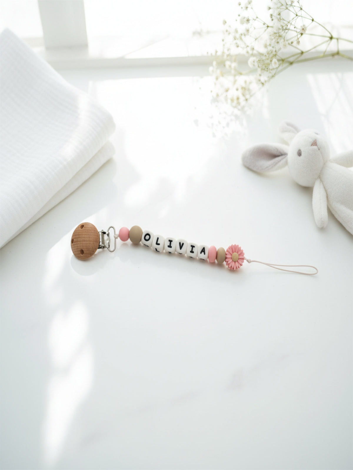Personalised Keepsake Dummy Clip